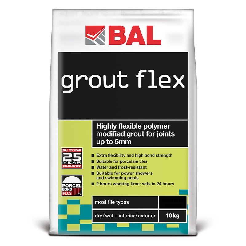 BAL Grout Flex 10kg - No Colour