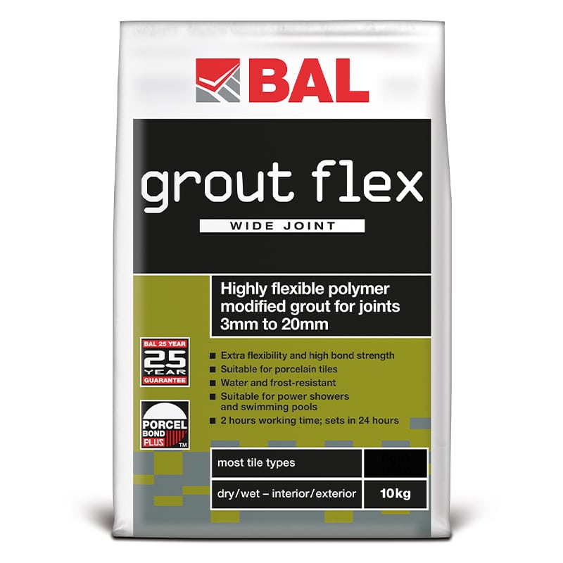 BAL Grout Flex Wide Joint 10kg No Colour