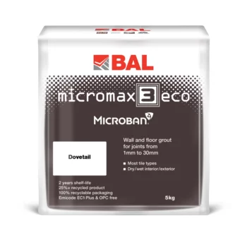 BAL Micromax3 ECO Dovetail tile adhesive, 5kg