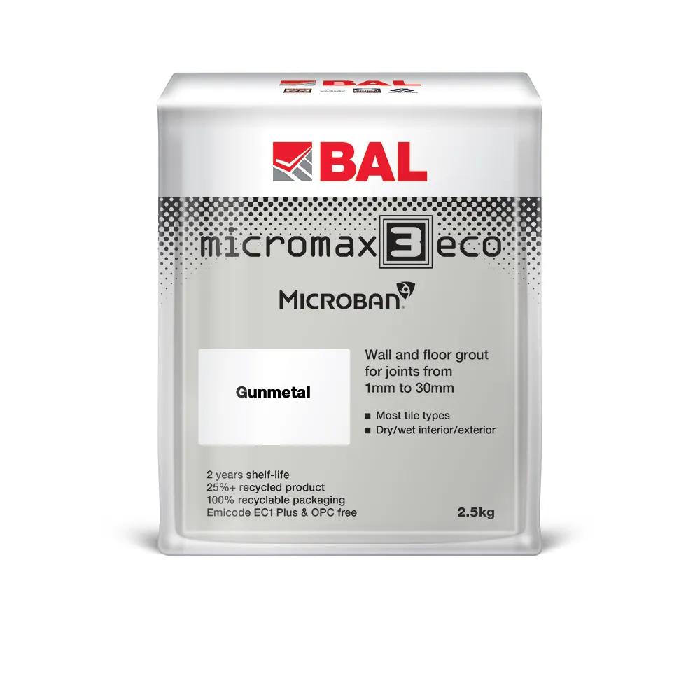 Image of BAL Micromax3 ECO Gunmetal 2.5kg packaging