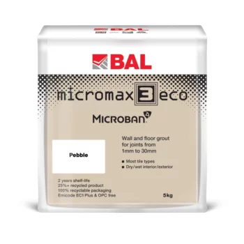 BAL Micromax3 ECO Pebble 5kg - tile and stone gallery