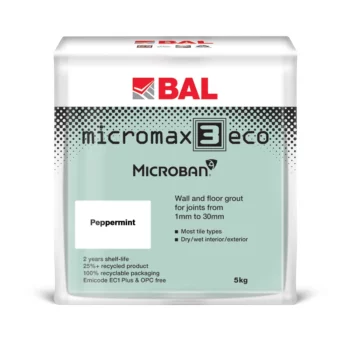 BAL Micromax3 ECO Peppermint 5kg tile and stone grout