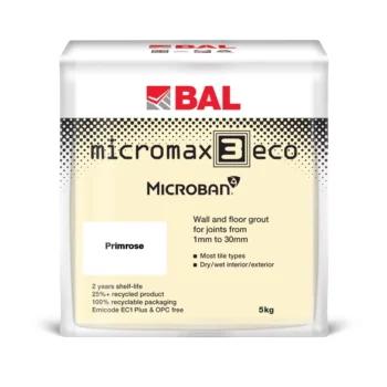 BAL Micromax3 ECO Primrose 5kg - Tile and Stone Gallery