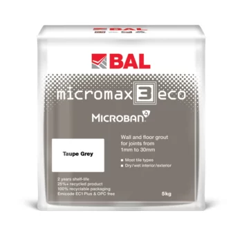 Image of BAL Micromax3 ECO Taupe Grey 5kg tile grout